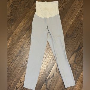 Motherhood Maternity Full Panel Secret Fit Skinny Khaki Ankle Pants sz S EUC